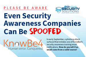 Cybersecurity Scam of the Week KnowBe4 Training Notification Phishing Scam