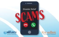 SOTW - KnowBe4 Disaster Relief Scams - Website